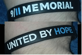 9-11 memorial wristband