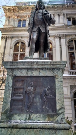 Ben Franklin statue