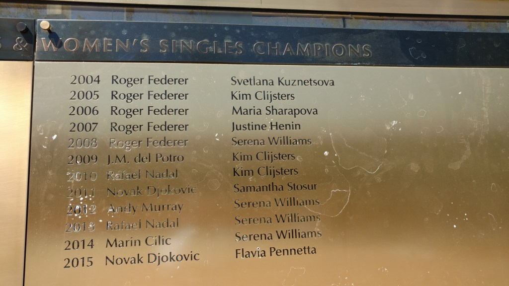 US Open Winners List