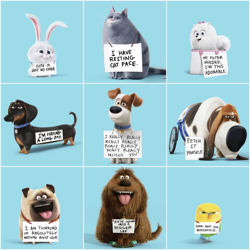 Secret Life of Pets Collage